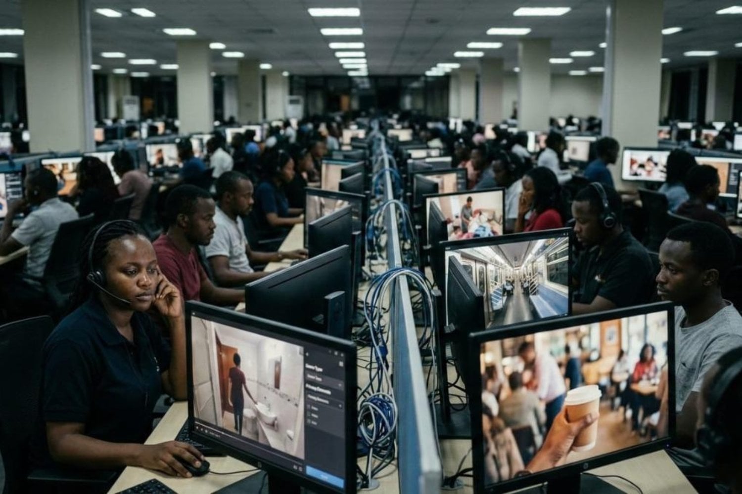 La inteligencia artificial parece funcionar por arte de magia. Detrás hay miles de trabajadores invisibles y un coste ambiental que apenas conocemos