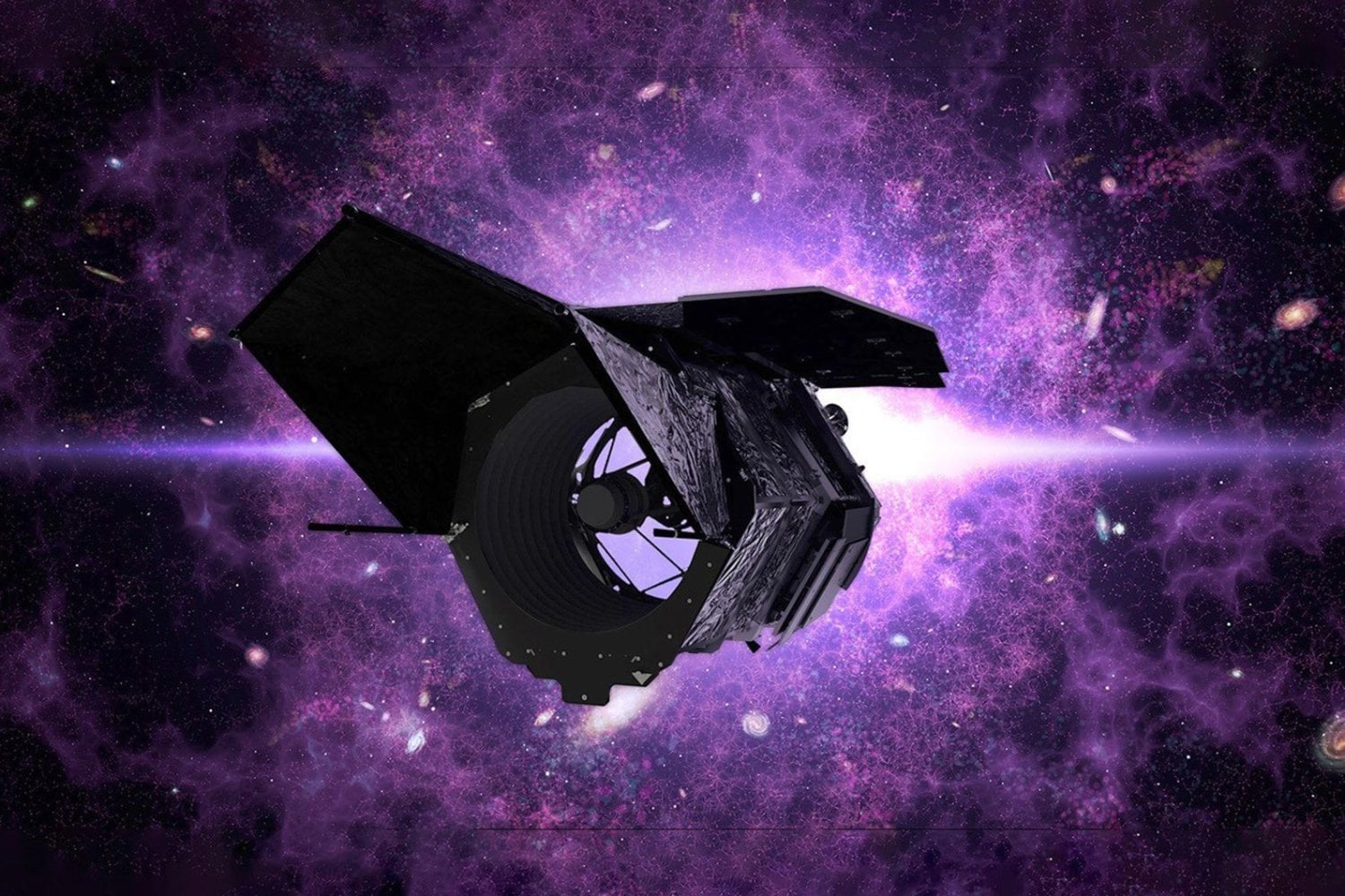 El telescopio Hubble fotografió algo extraño a 8.000 millones de años luz. La misma galaxia aparece dos veces y podría ayudar a revelar la materia oscura