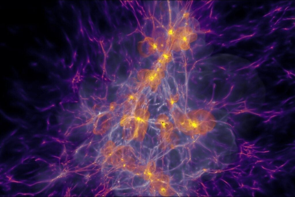 Los científicos han viajado hasta el amanecer del universo sin salir de la Tierra. Una simulación revela cómo pudo nacer nuestra galaxia hace más de 13.000 millones de años