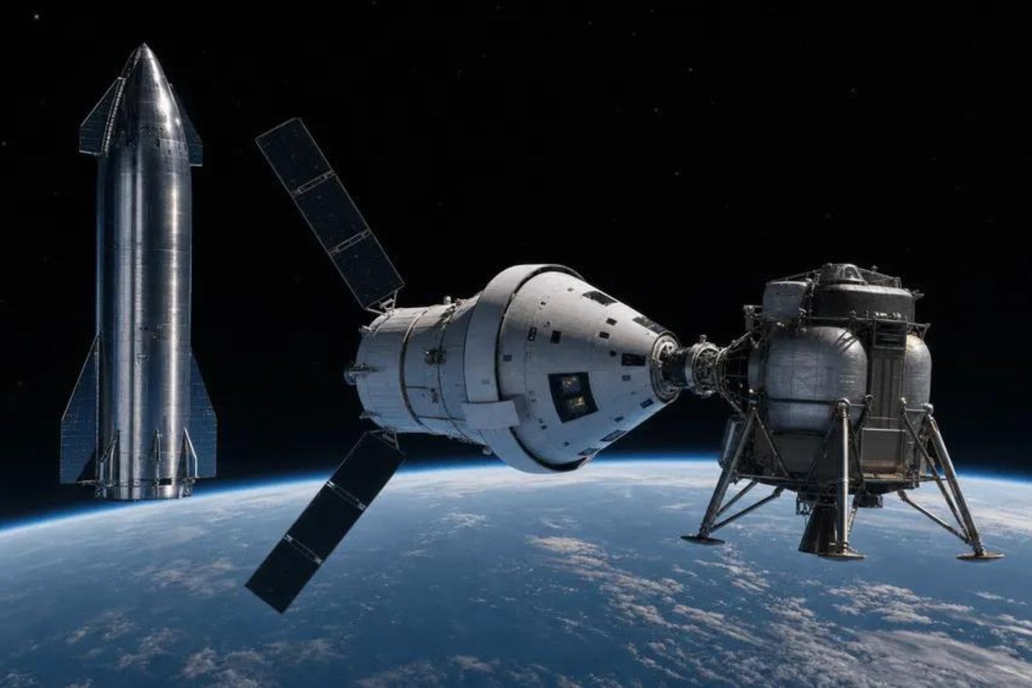 La NASA quiere volver a la Luna antes de que China se adelante. Para lograrlo, prepara con SpaceX y Blue Origin una misión que nunca se ha intentado