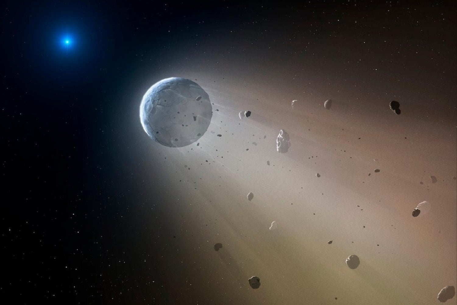 Hubble llevaba 27 años guardando unas 100 señales sin explicación. Ahora apuntan a algo insólito: un planeta que pudo nacer después de que su estrella muriera