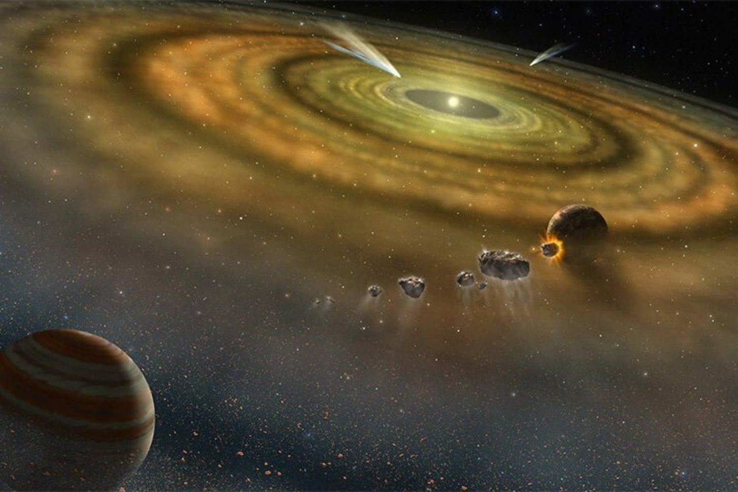 La NASA trajo a la Tierra fragmentos de un asteroide de 4.500 millones de años. Lo que encontraron en Bennu apunta a un papel inesperado de Júpiter