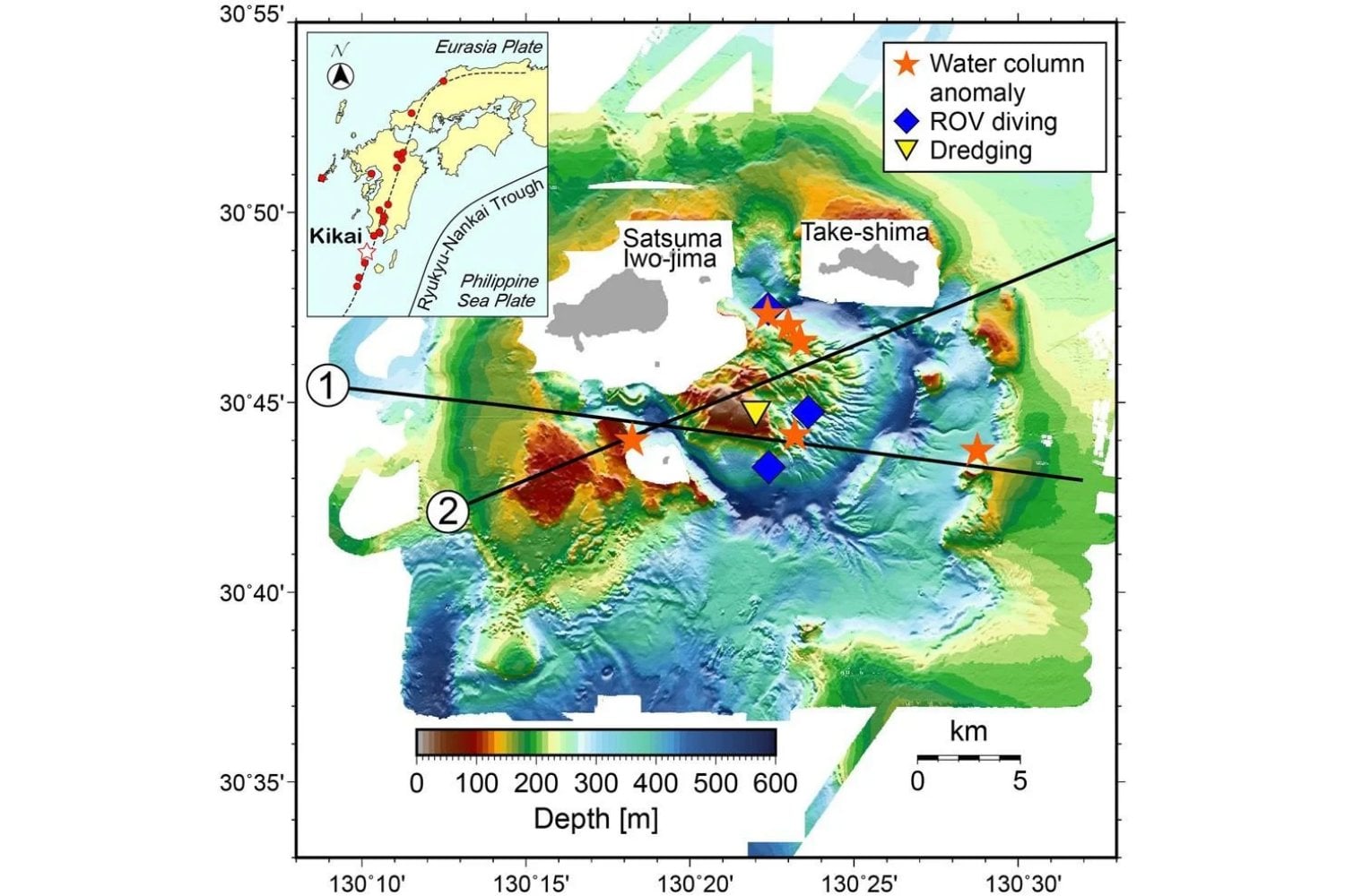 Hace 7.300 años, un volcán submarino de Japón protagonizó una de las mayores erupciones de la historia. Los científicos descubrieron que su gigantesca reserva de magma está volviendo a llenarse