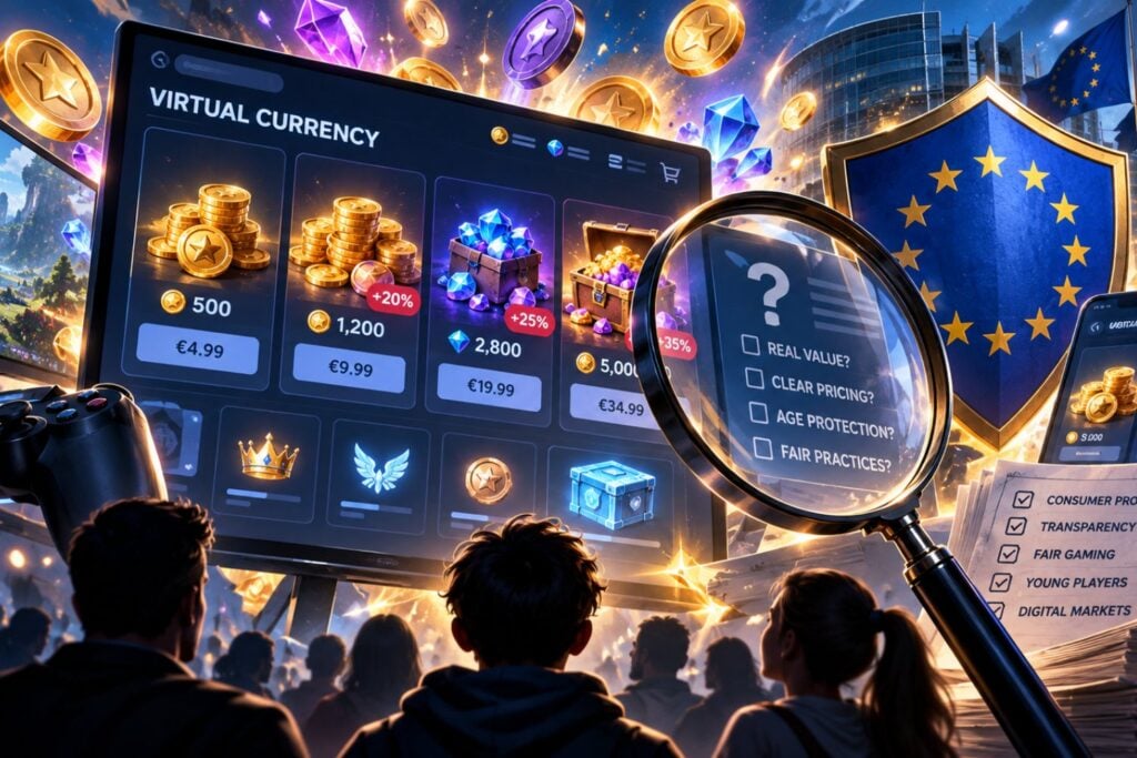 La UE se ha cansado de que una skin cueste 1.750 monedas y esconda su precio real. Nueve gigantes del gaming están bajo investigación