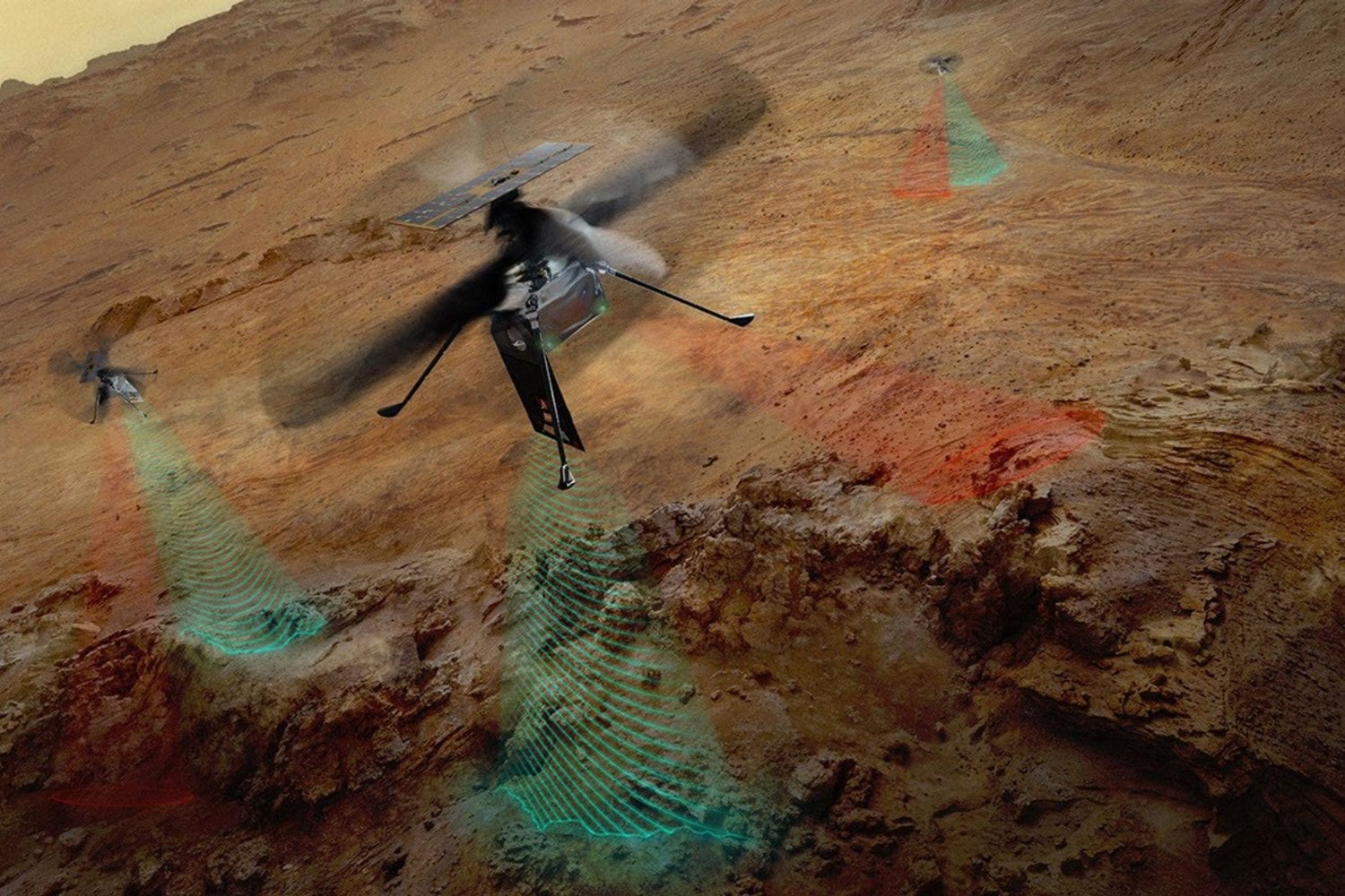 La NASA quiere que sus helicópteros vuelen mucho más lejos en Marte. Acaba de probar unas hélices capaces de cambiar las reglas del juego