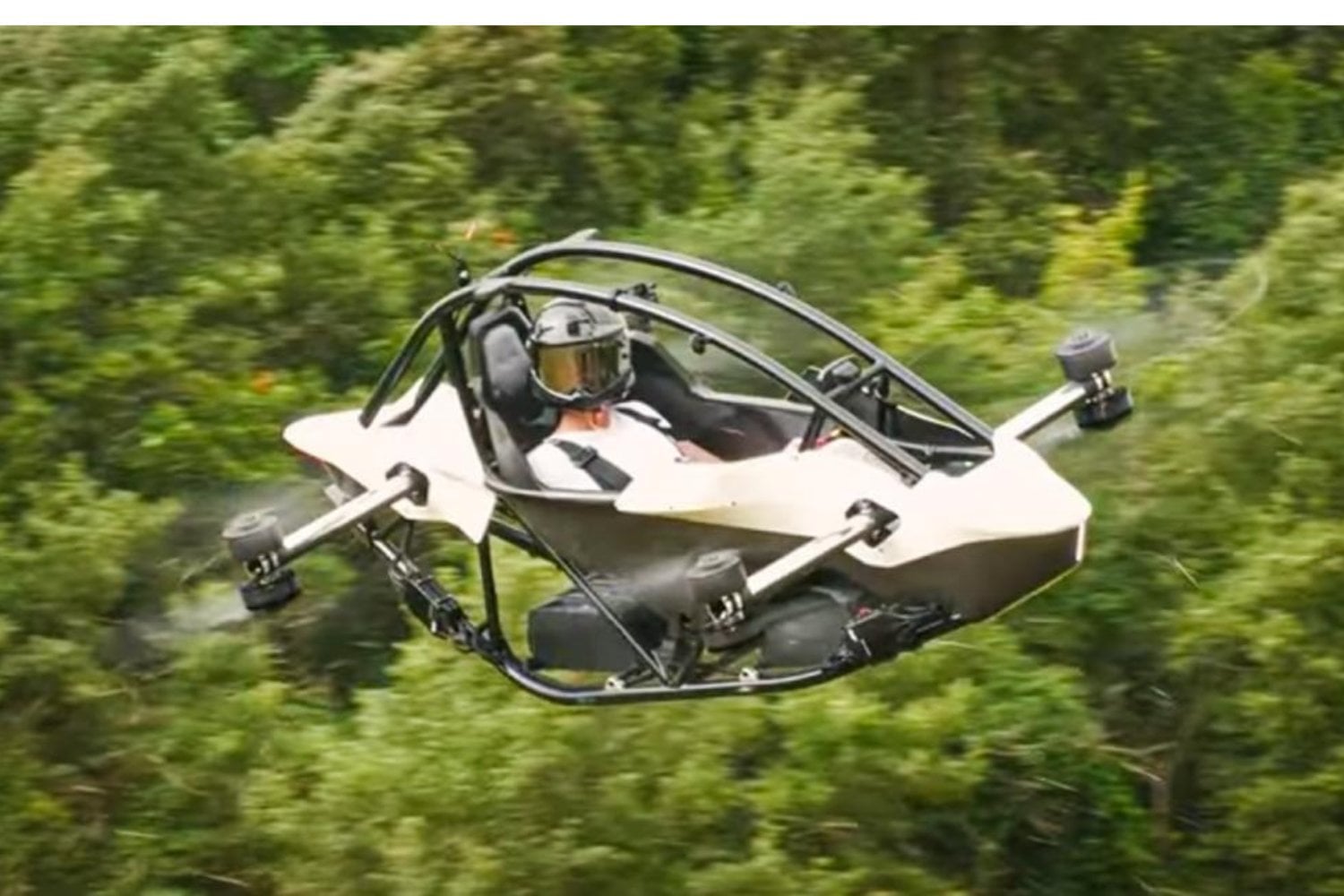 La Policía de Florida acaba de presentar un vehículo volador que parece sacado de Los Supersónicos. Cuesta 150.000 dólares, pero tiene una limitación importante