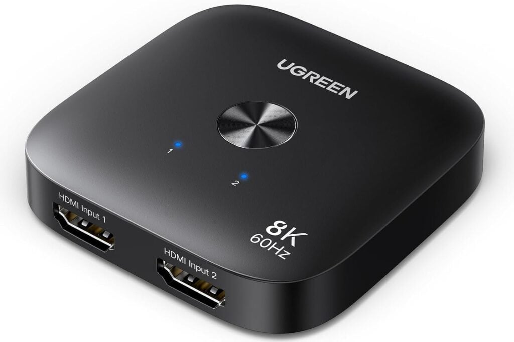 UGREEN Switch HDMI 2.1 8K 60Hz 4K 240Hz 2 Inputs 1 Output HDMI Switch
