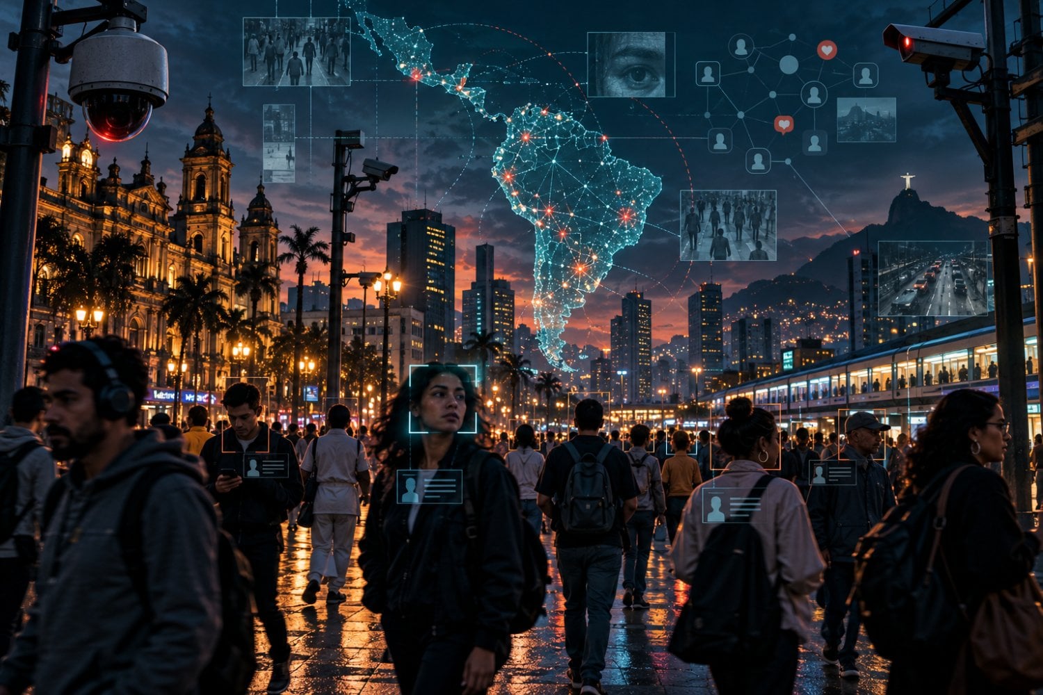 Tu nombre, tu rostro y hasta lo que opinás en internet. América Latina está aprendiendo a vigilarlo todo, pero todavía no sabe cómo ponerle límites