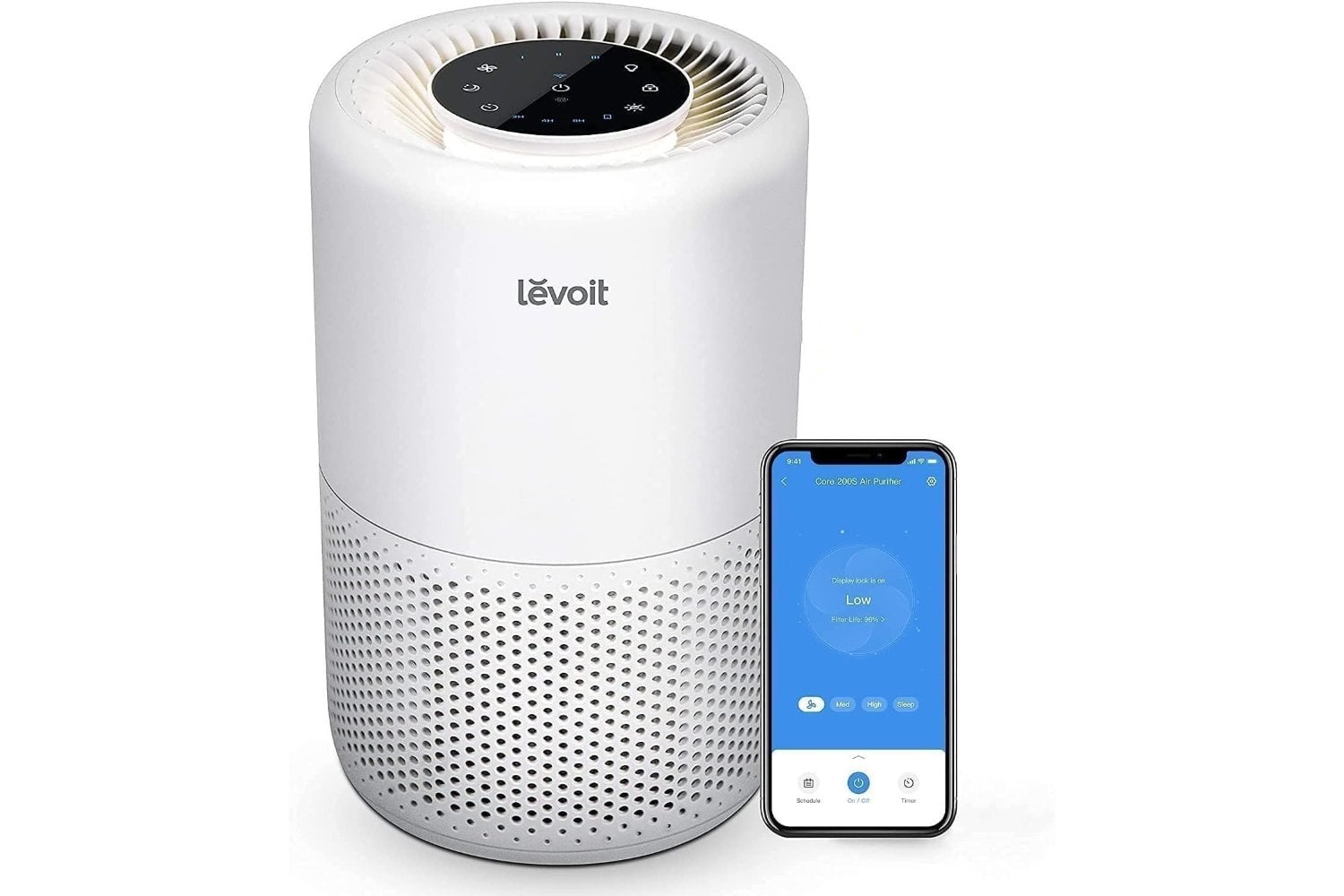 Levoit ALEXA, Core 200S Smart Quiet Air Purifier 24dB