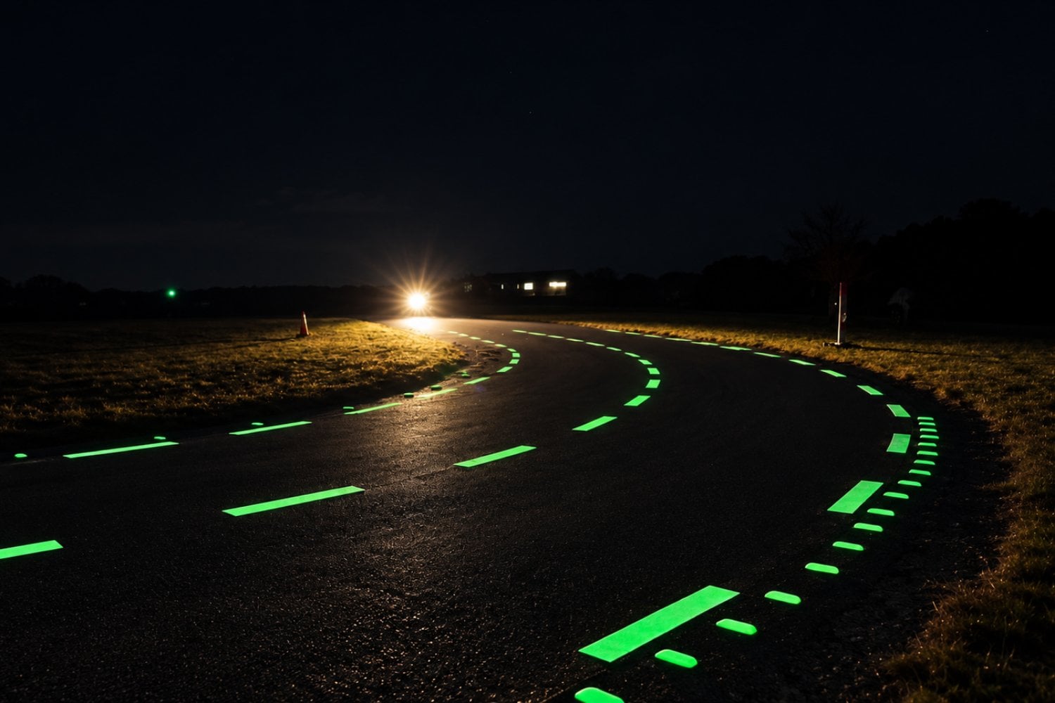 Malasia creó carreteras que brillan en la oscuridad, pero descubrió un problema que podría acabar con esta tecnología