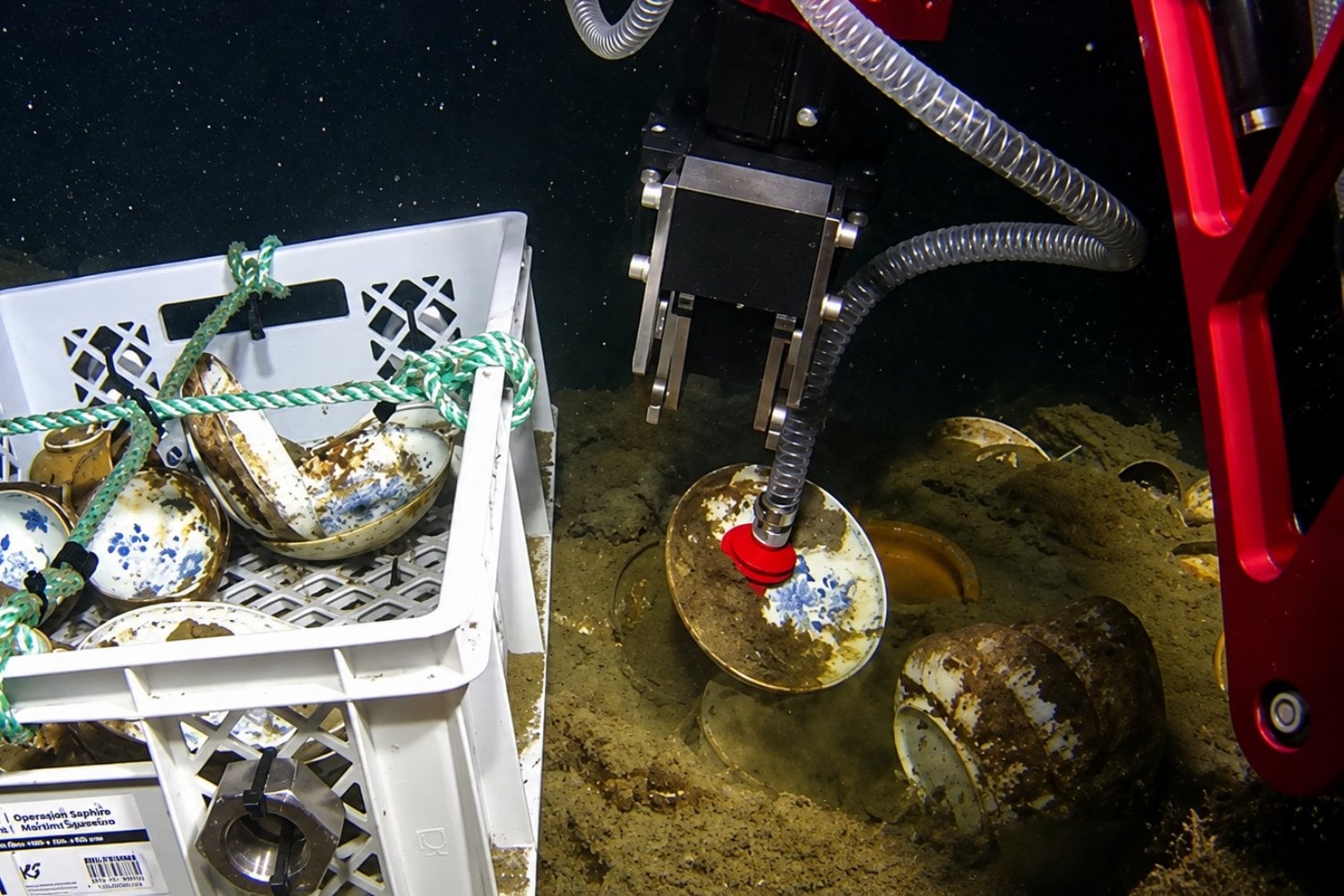 Descubren un barco fantasma de hace 270 años a 600 metros de profundidad: su cargamento está tan bien conservado que sorprende a los arqueólogos
