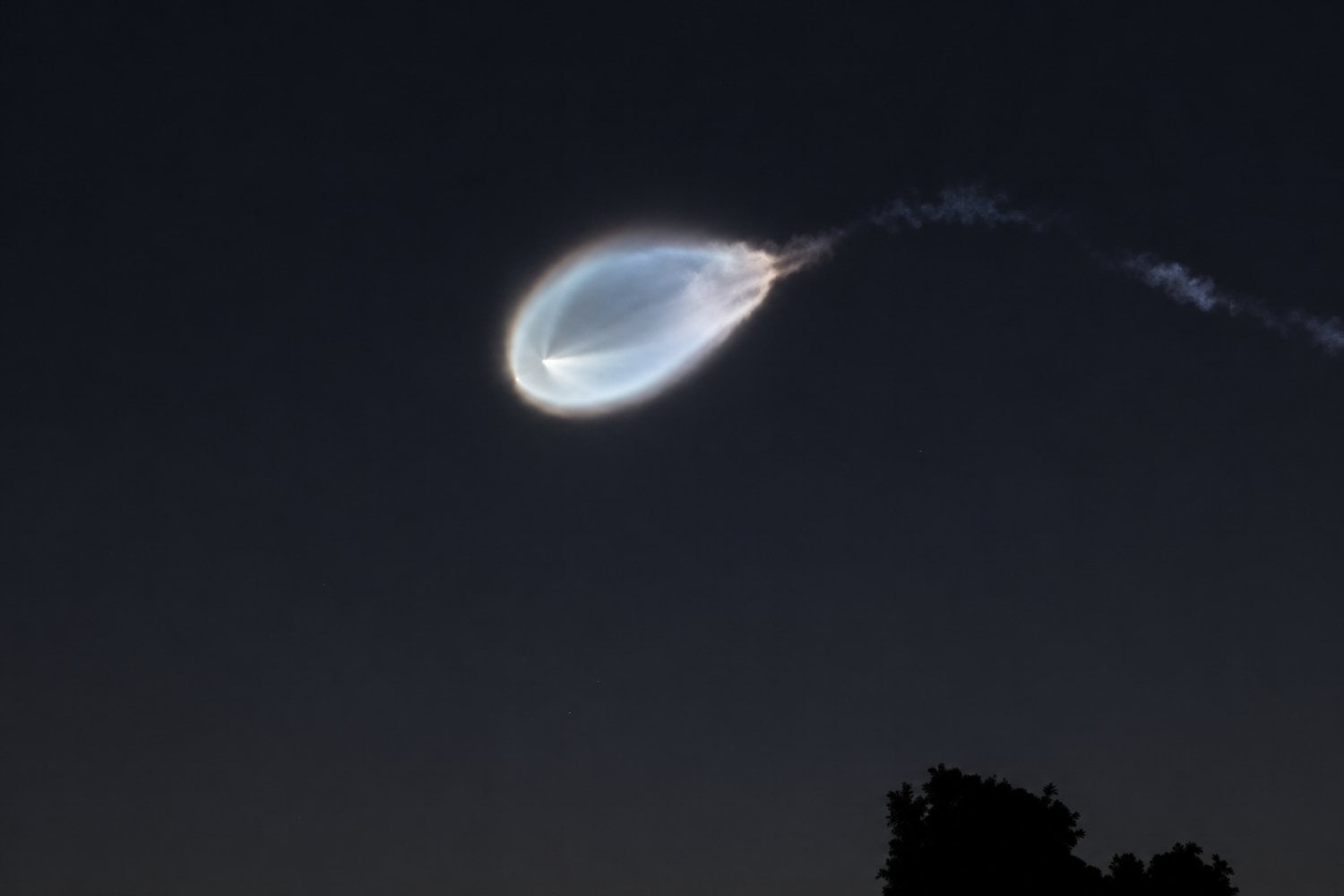 SpaceX ilumina el cielo con una misteriosa medusa gigante: la NASA explica el fenómeno que apareció durante el lanzamiento de un Falcon 9