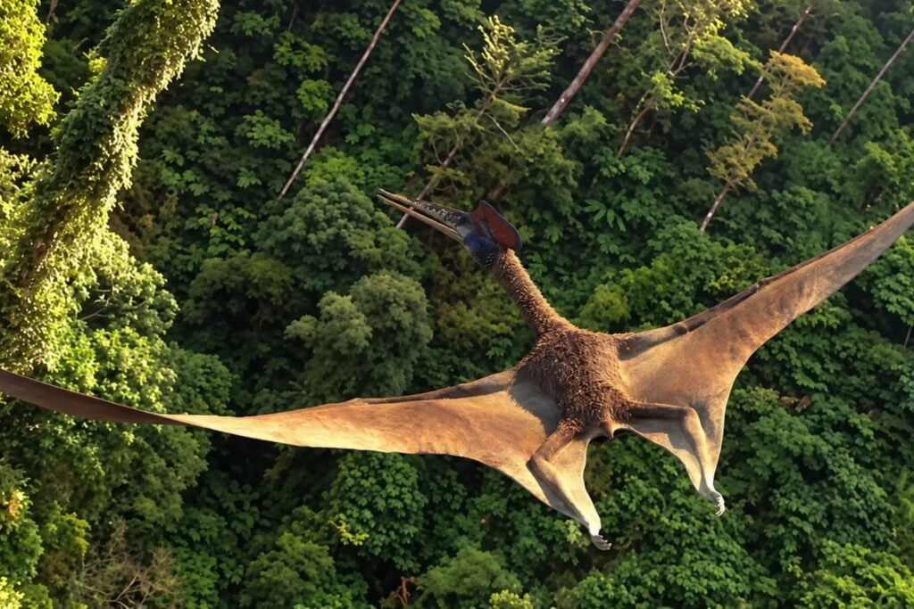 Era tan alto como una jirafa y podía volar: cómo despegaba uno de los animales más grandes de la prehistoria