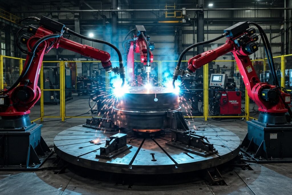 Estados Unidos desarrolla una impresora 3D con tres brazos robóticos capaz de fabricar enormes piezas de metal fundido