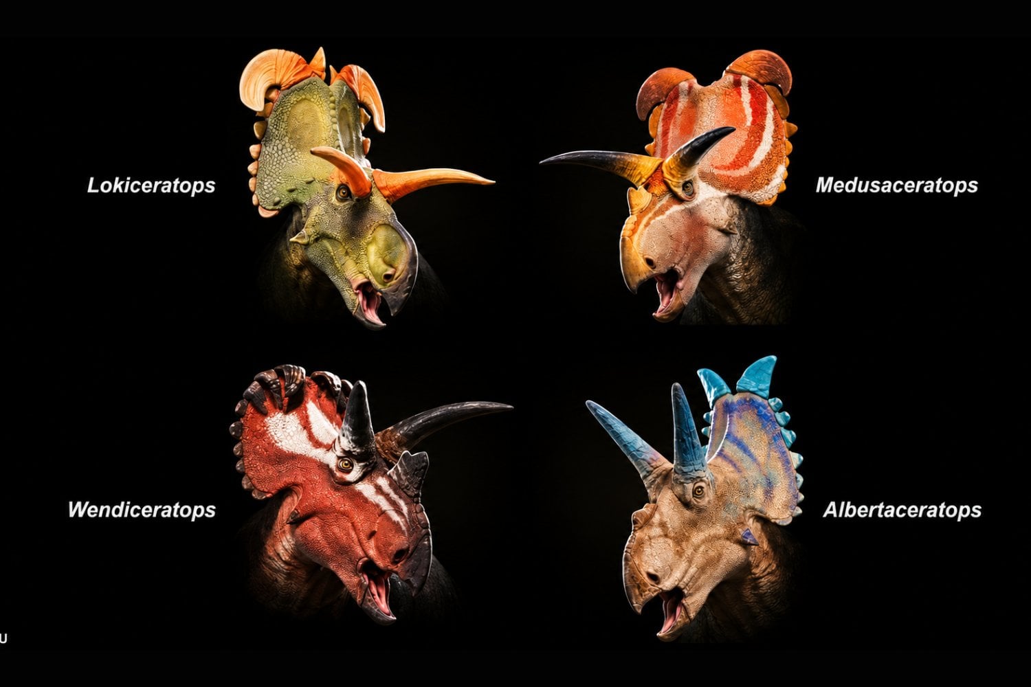 1. Los cuernos de este dinosaurio eran tan peculiares que pudieron servir para distinguirse de sus vecinos