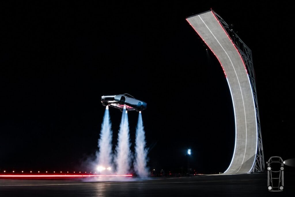 Elon Musk presentó un Tesla capaz de volar y conducir boca abajo: la física explica cómo funciona su sorprendente tecnología