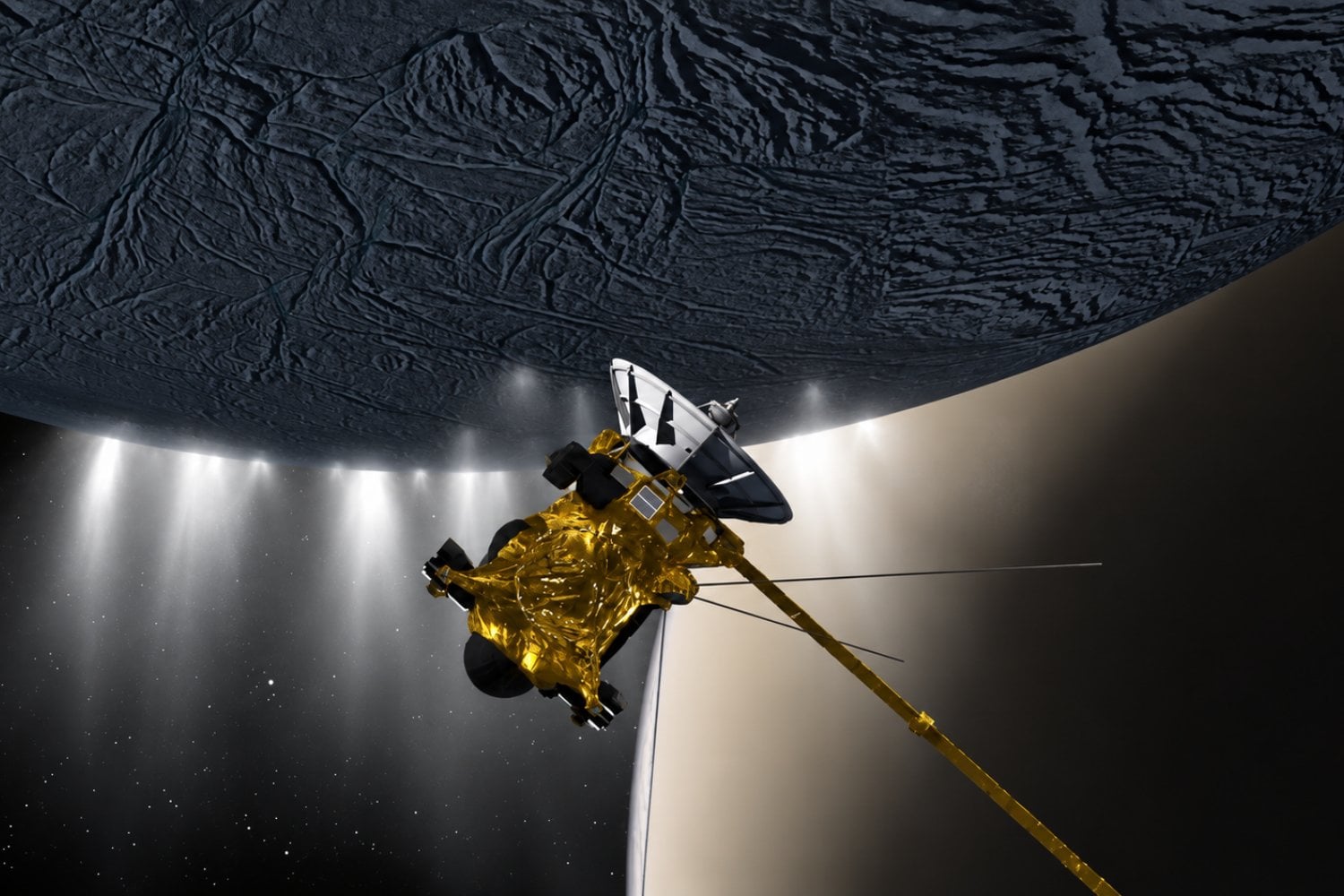 Científicos descubren una nueva forma de buscar vida en una luna de Saturno sin perforar su superficie4)
