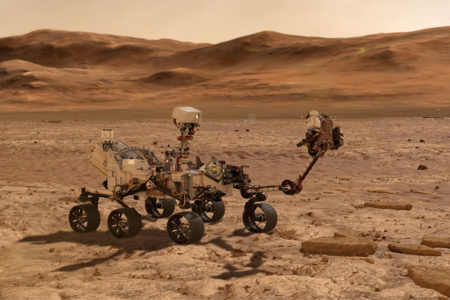 La NASA publica una de las imágenes más espectaculares de Curiosity por su día 5.000 en Marte