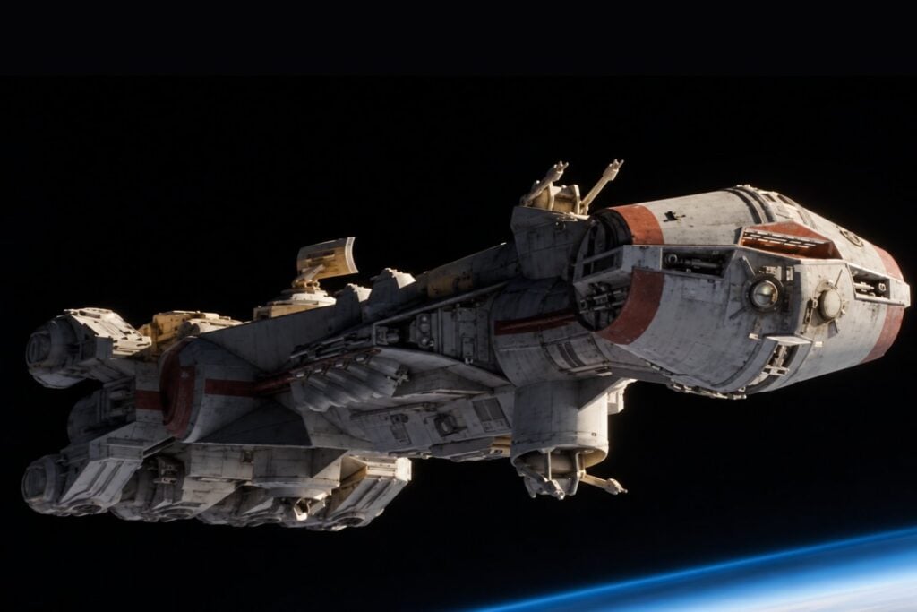 Un fan de Star Wars construyó una nave LEGO de tres metros con más de 150.000 piezas y tardó dos años en terminarla