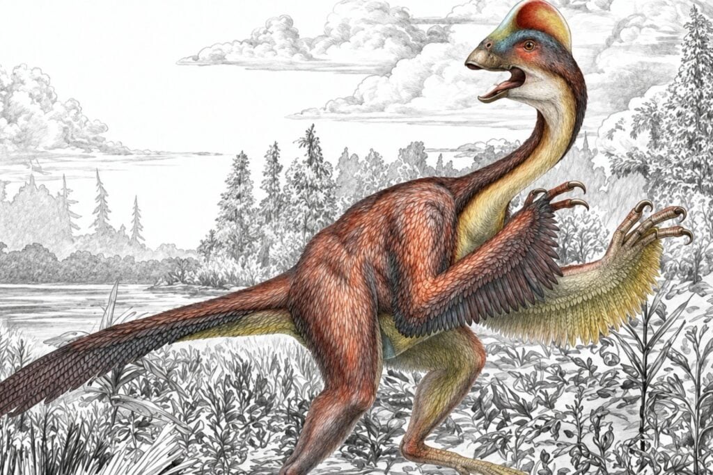 Descubren un dinosaurio apodado la “gallina del infierno” que vivió junto al T. rex y tenía una dieta inesperada