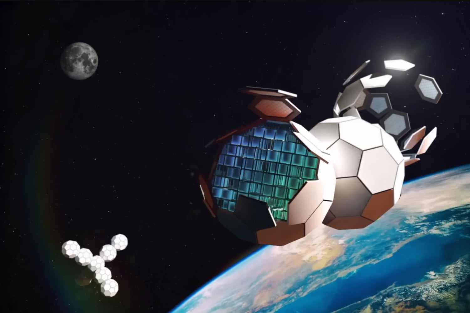 El MIT desarrolla baldosas magnéticas que se ensamblan solas en el espacio: así podrían construirse las futuras estaciones espaciales