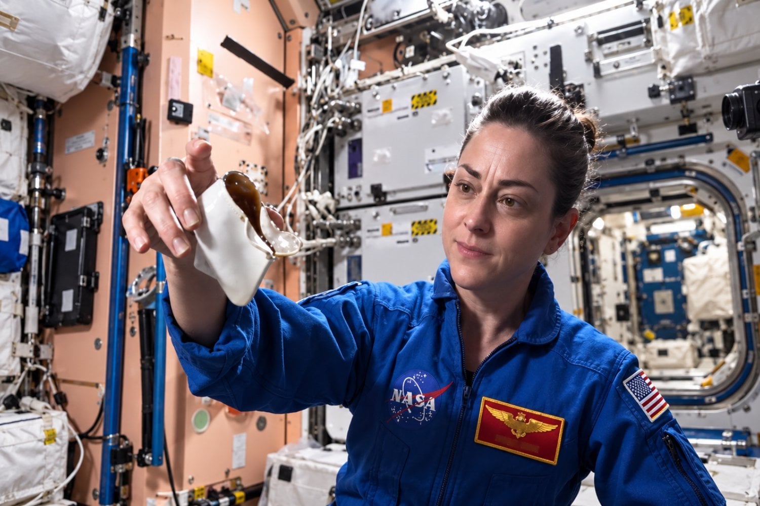 La NASA creó una taza para tomar café en el espacio y su diseño terminó en un museo