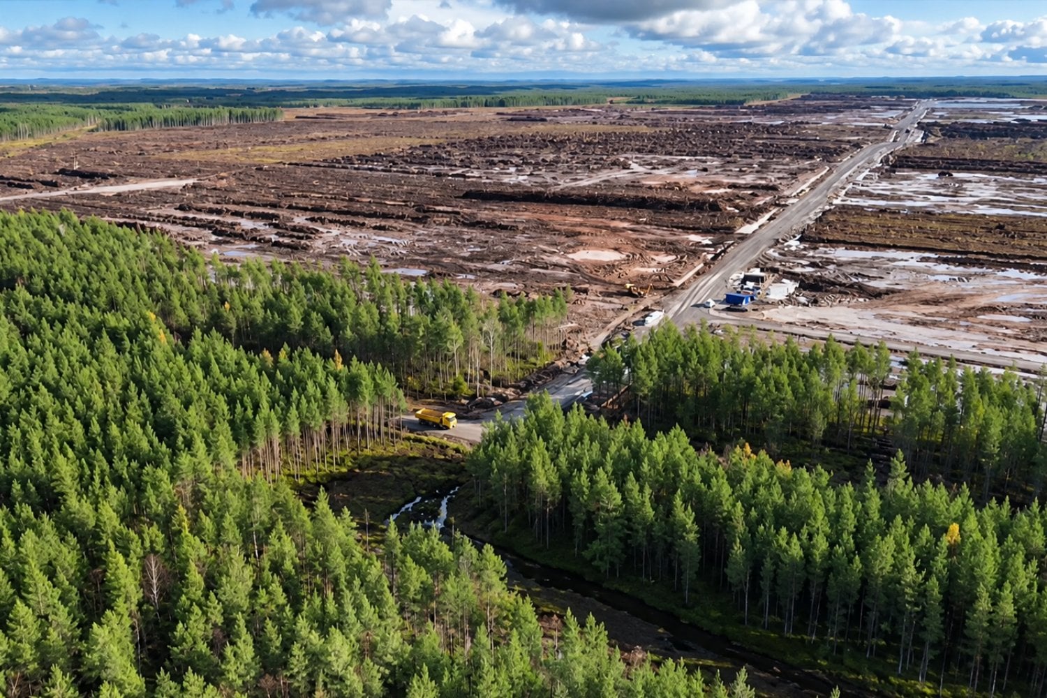 Finlandia frena dos megaproyectos de Google tras descubrir la tala de más de 500 hectáreas de bosque sin completar la evaluación ambiental