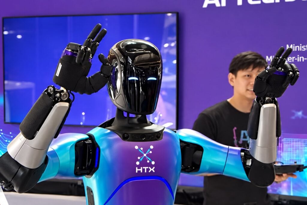Singapur prepara policías robot con IA para explosivos y cárceles: el primer humanoide operativo llegará en 2028
