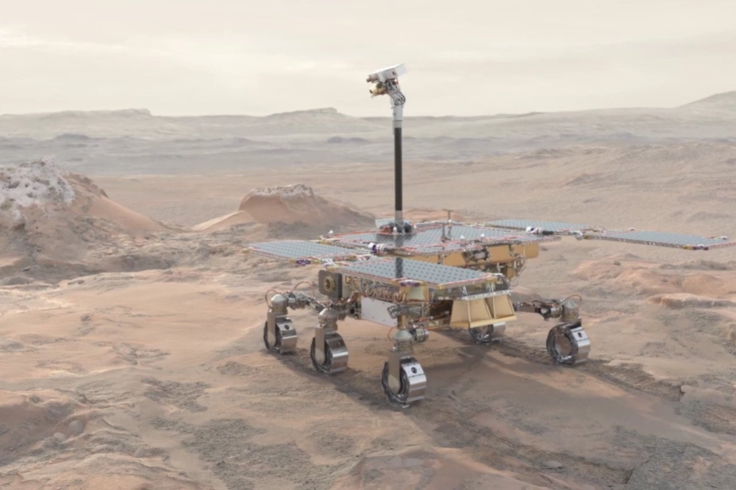 Almería se convierte en Marte: la ESA prueba allí la tecnología de su próximo róver