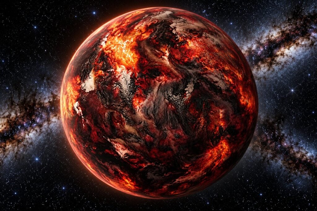 El James Webb encuentra un mundo de lava que no debería conservar atmósfera y puede ayudarnos a entender la Tierra primitiva