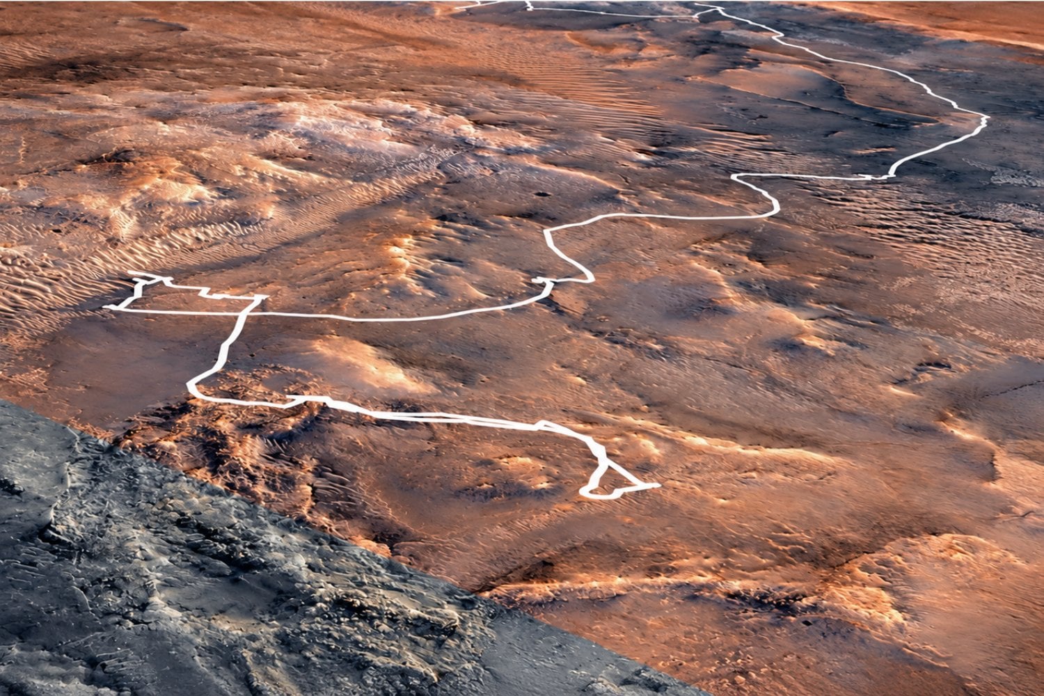 La NASA rompe un récord histórico en Marte: Perseverance supera los 45 kilómetros y se convierte en el vehículo que más ha recorrido fuera de la Tierra