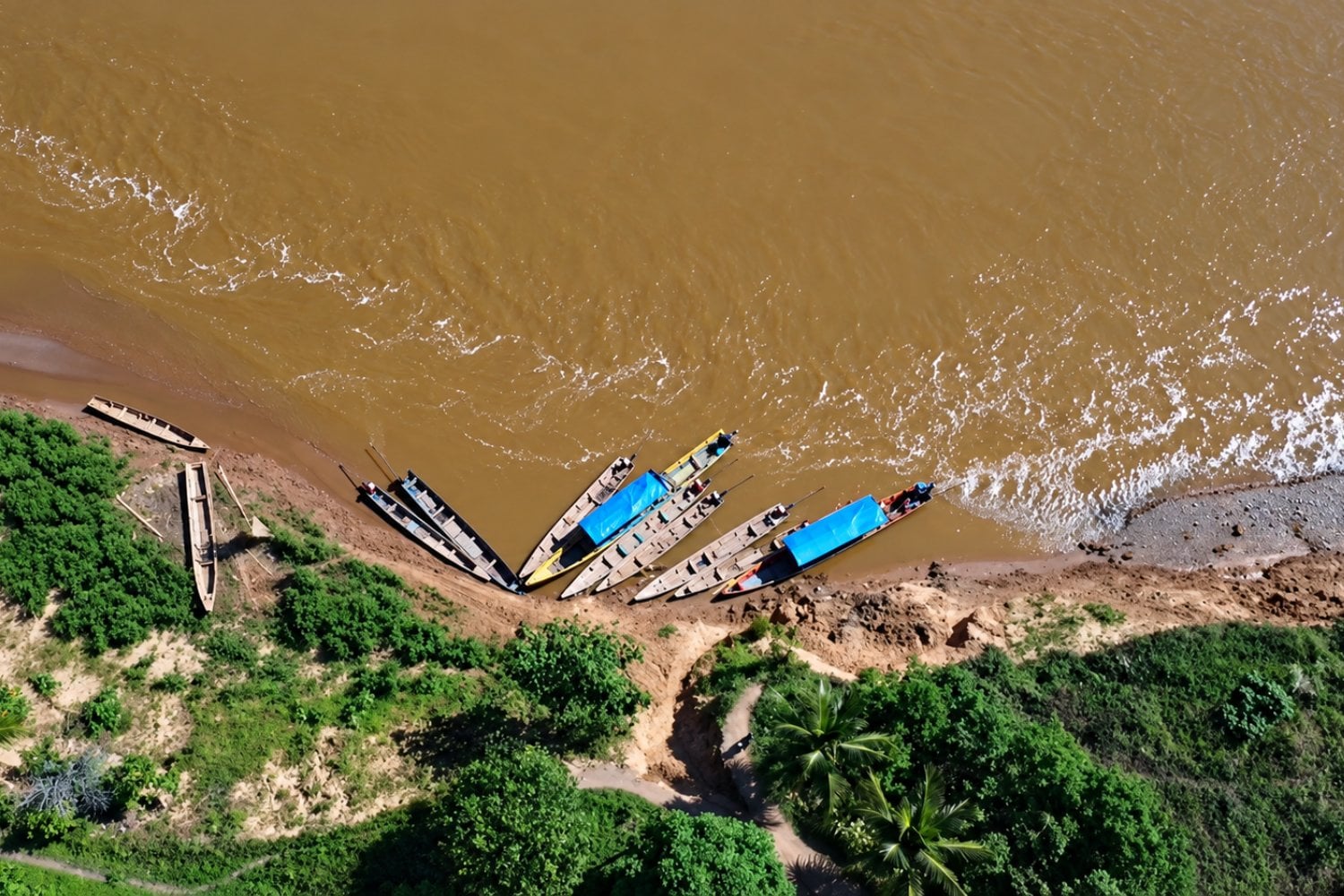 El río Kaka se transforma por la minería de oro: playas muertas, sedimentos y agua contaminada en la Amazonía boliviana