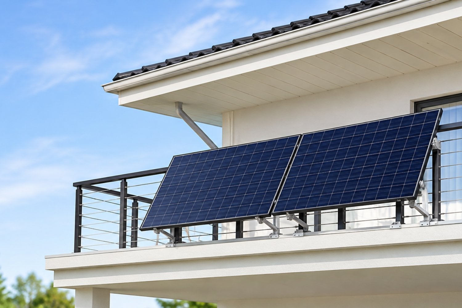 California permitirá instalar paneles solares en balcones y conectarlos directamente al enchufe de casa desde 2027